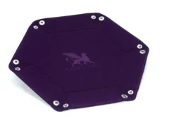 Greifenfels: Hexagon Series Dice Tray - Purple