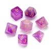 Greifenfels: Nebula Series - Purple/Gold - Dice Set