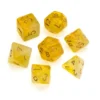 Greifenfels: Nebula Series - Yellow/Gold - Dice Set