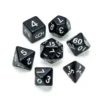 Greifenfels: Opaque Series - Black/White - Dice Set