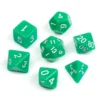 Greifenfels: Opaque Series - Green/White - Dice Set