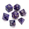 Greifenfels: Pearl Series - Purple/Gold - Dice Set