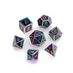 Greifenfels: Rainbow Series - Black/Rainbow - Dice Set