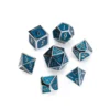Greifenfels: Silver Series - Sky Blue/Silver - Dice Set