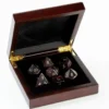 Greifenfels: Stone Series - Cats Eye Dark Purple - Dice Set