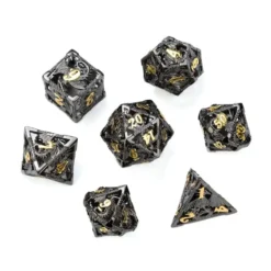 Greifenfels: Void Series - Black Dragon - Dice Set