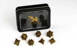 Greifenfels: Void Series - Brass Mimic - Dice Set