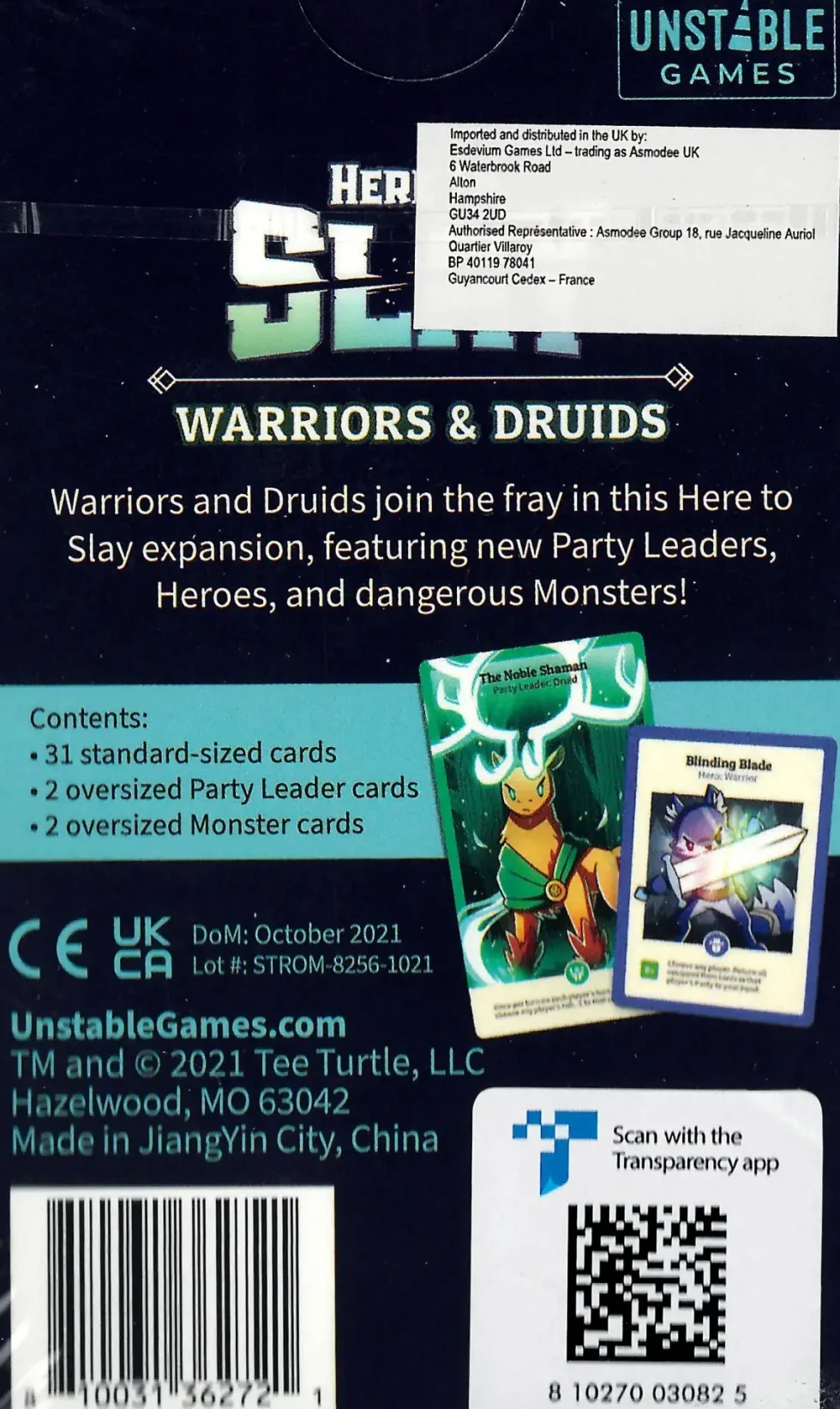 Here to Slay: Warrior and Druid Expansion (Exp.)