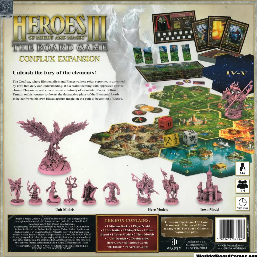 Heroes of Might and Magic III: The Board Game - Conflux (Exp.)