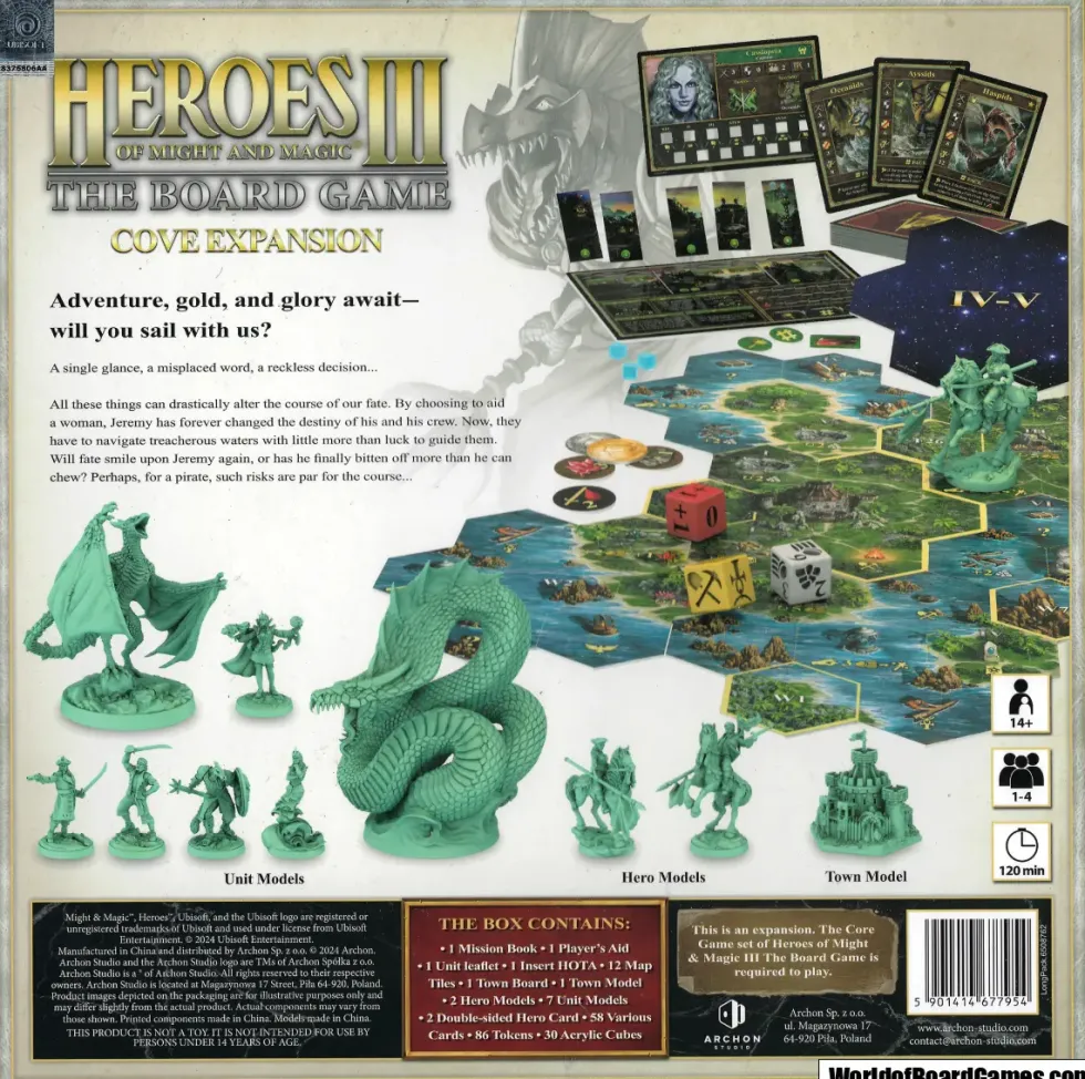 Heroes of Might and Magic III: The Board Game - Cove (Exp.)