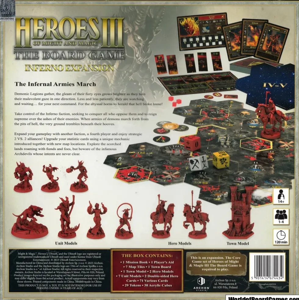 Heroes of Might & Magic III: The Board Game Inferno (Exp.)
