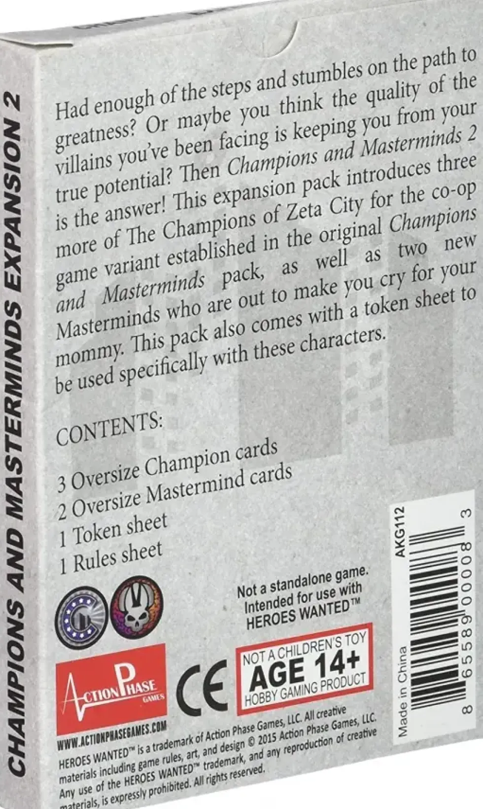 Heroes Wanted: Champions and Masterminds 2 (Exp.)