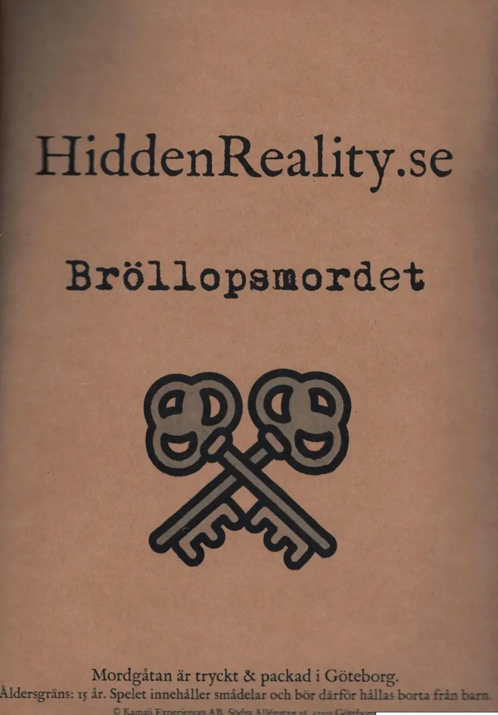Hidden Reality: Bröllopsmordet
