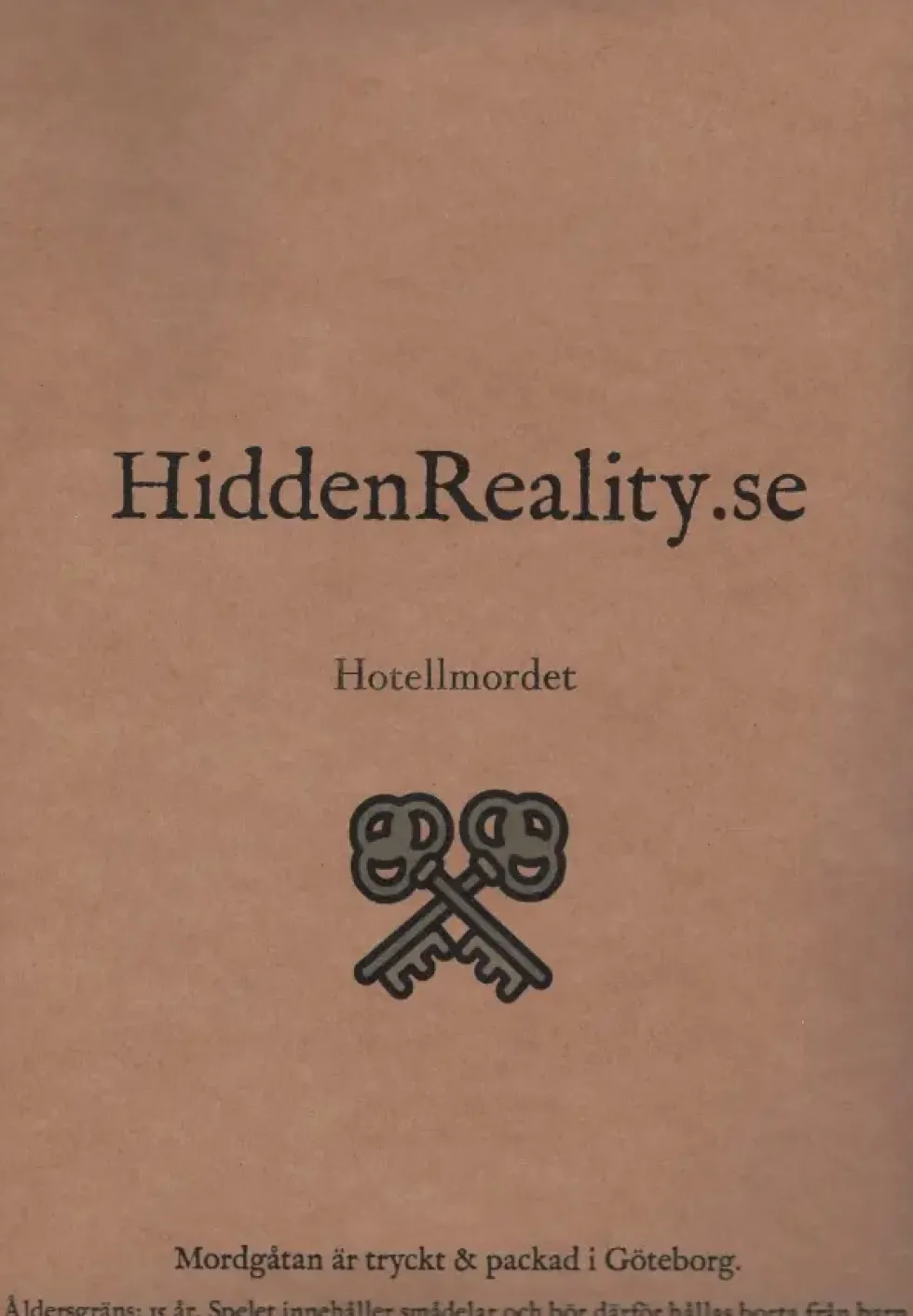 Hidden Reality: Hotellmordet