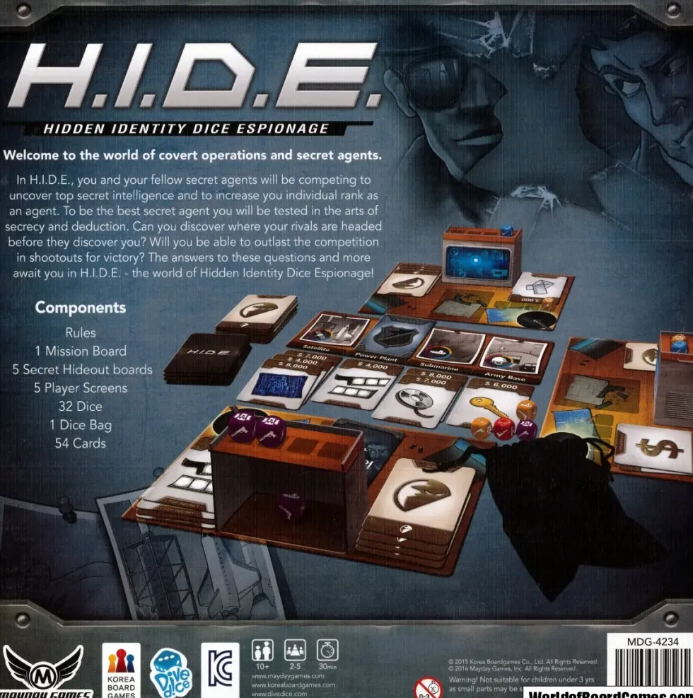 H.I.D.E.: Hidden Identity Dice Espionage