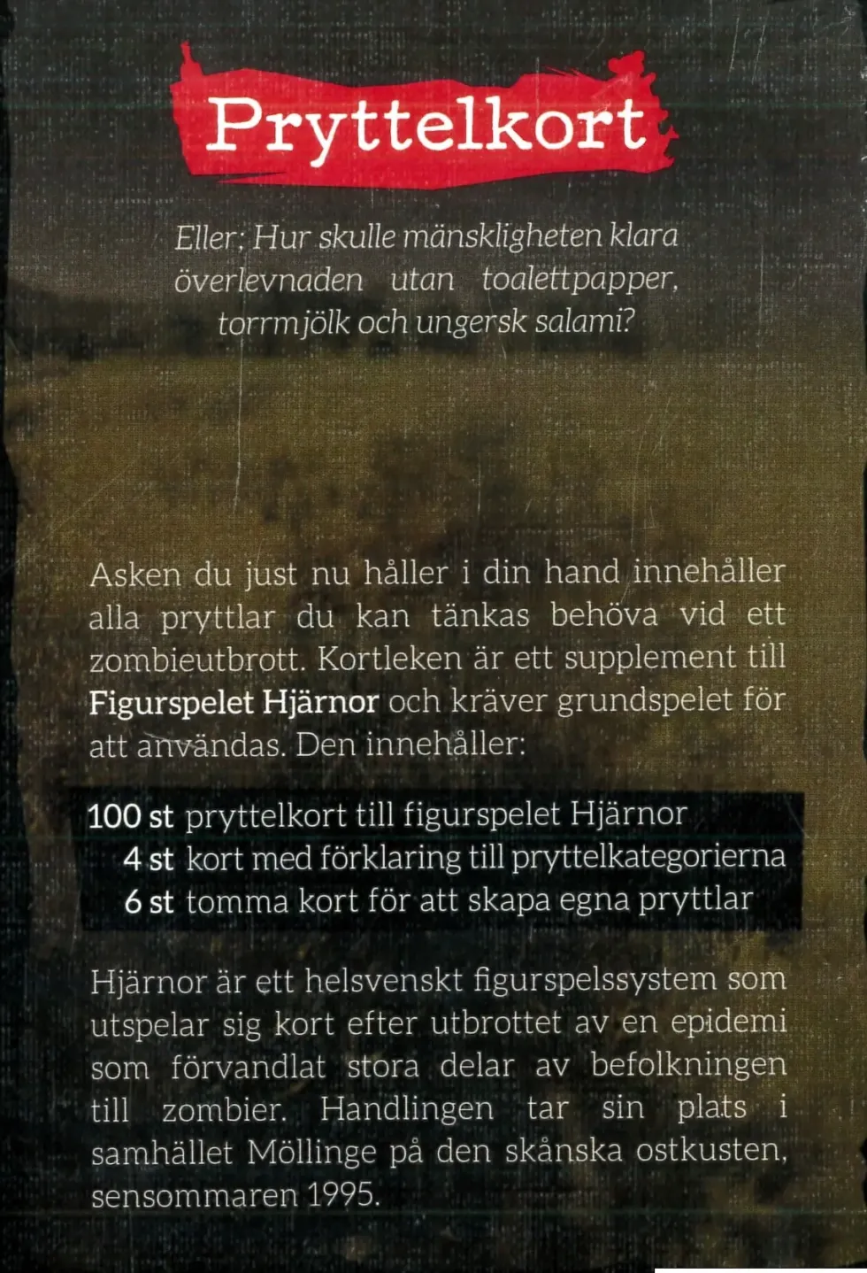 Hjärnor - Pryttelkort (Exp)
