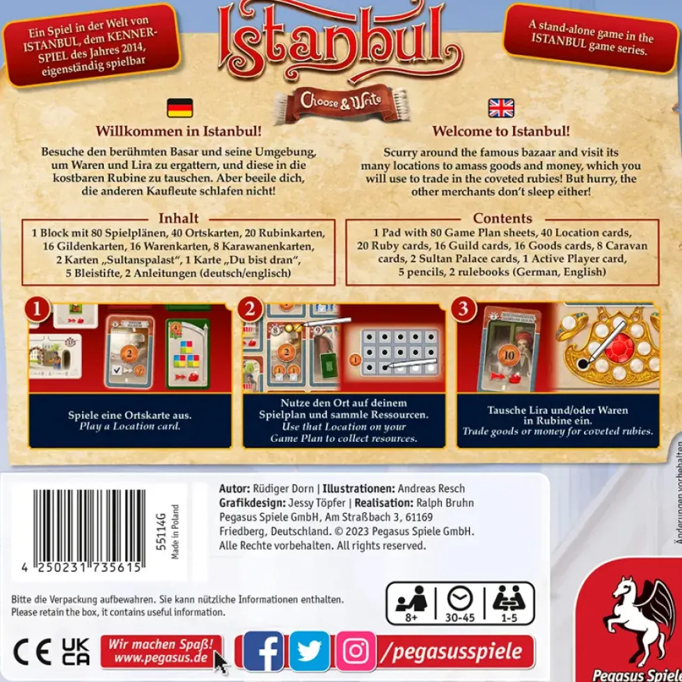 Istanbul: Choose & Write