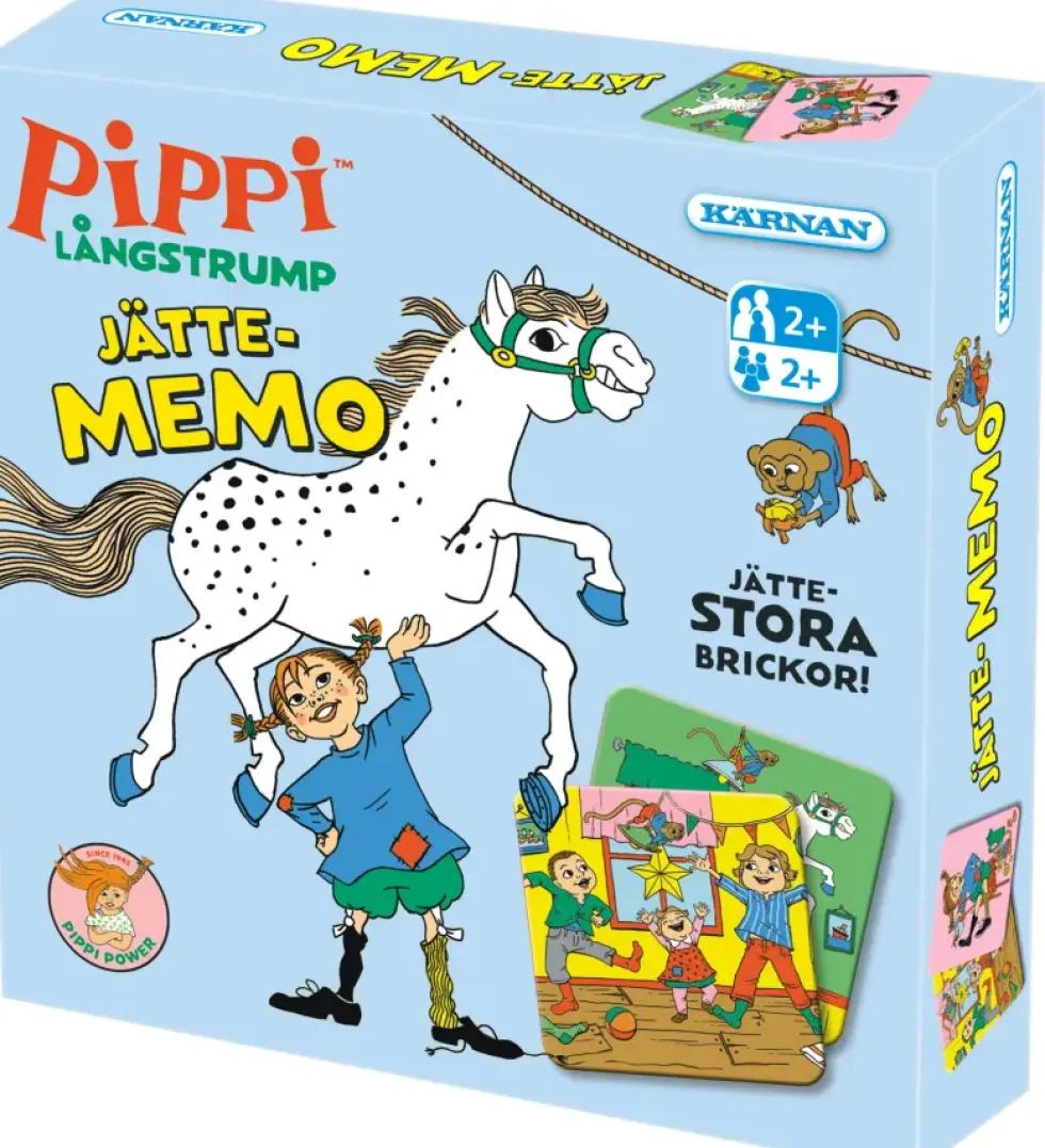 Jätte-Memory: Pippi Långstrump (Kärnan)