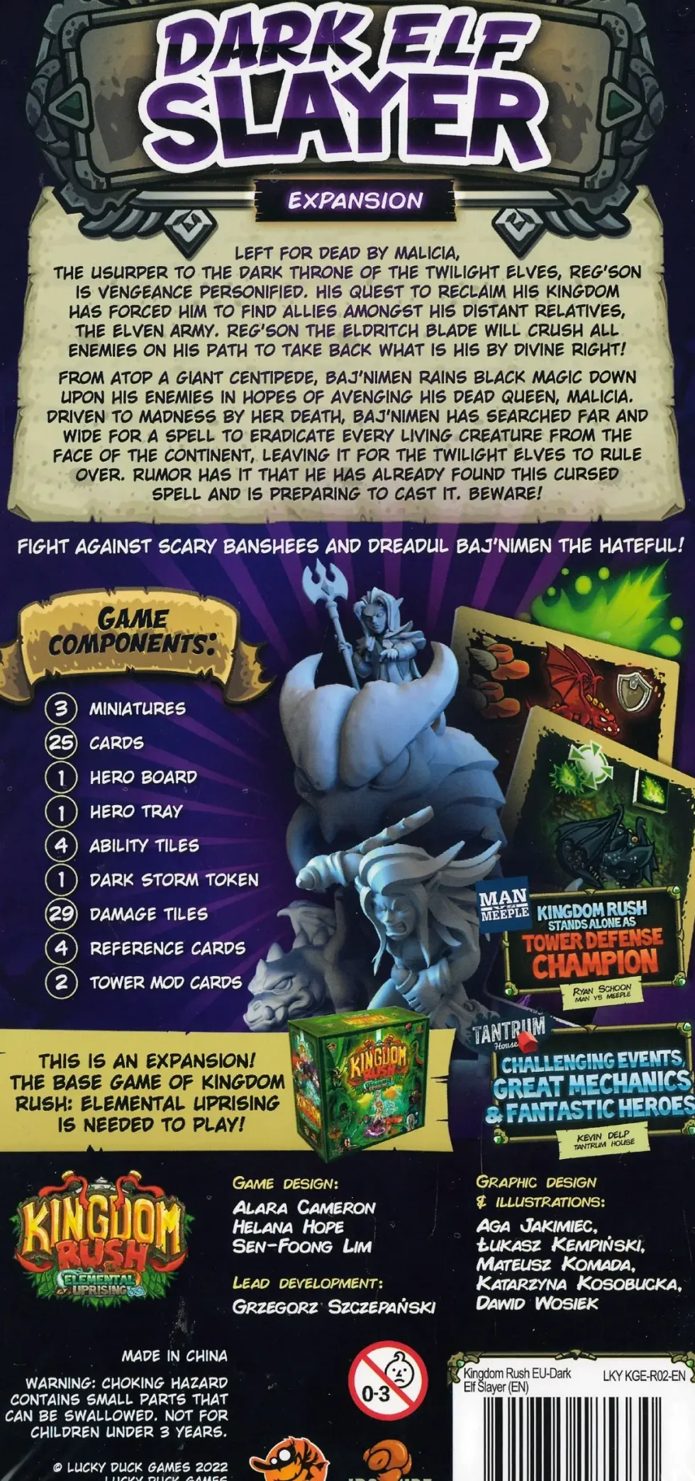 Kingdom Rush: Elemental Uprising - Dark Elf Slayer Expansion (Exp.)