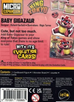 King of Tokyo: Baby Gigazaur (Exp.)