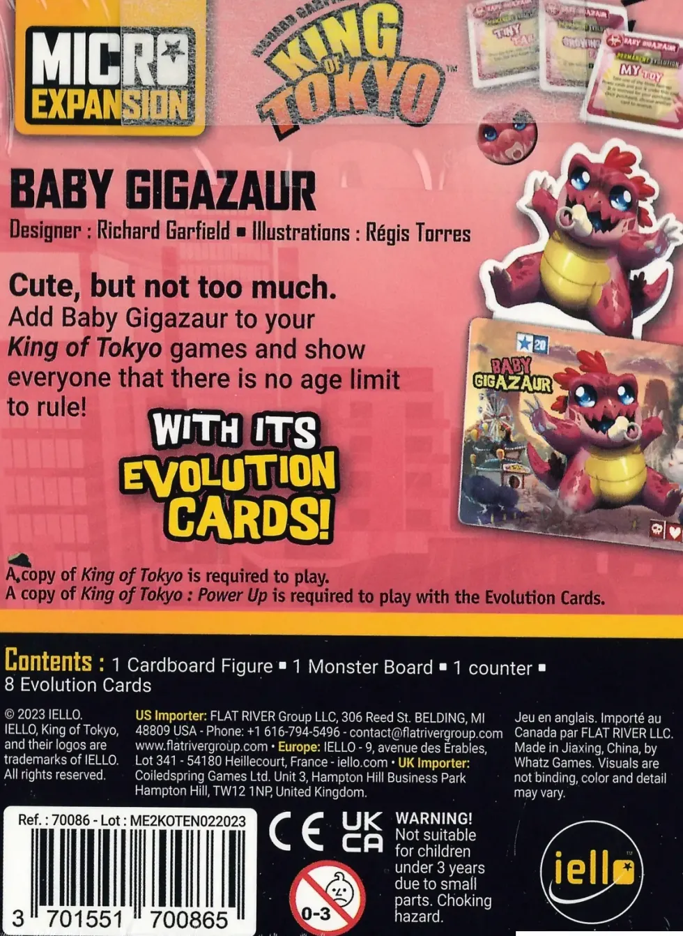 King of Tokyo: Baby Gigazaur (Exp.)