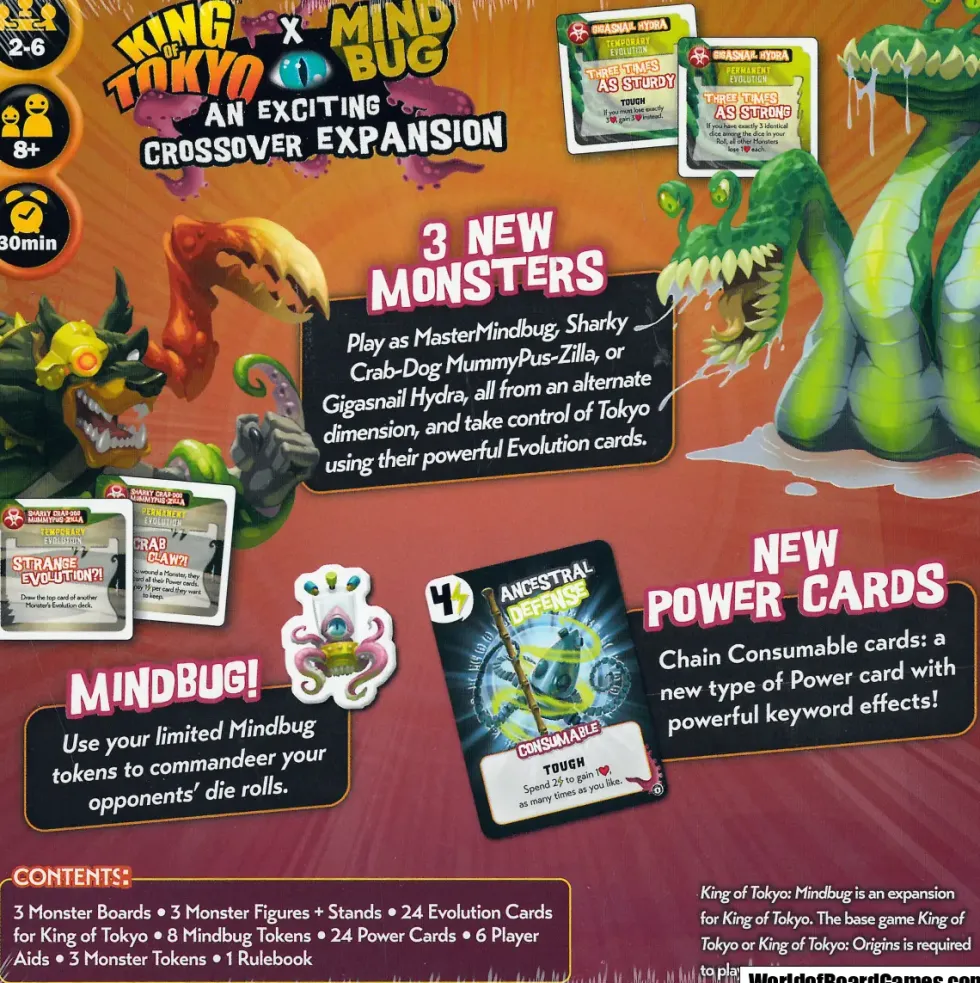 King of Tokyo: Mindbug (Exp.)
