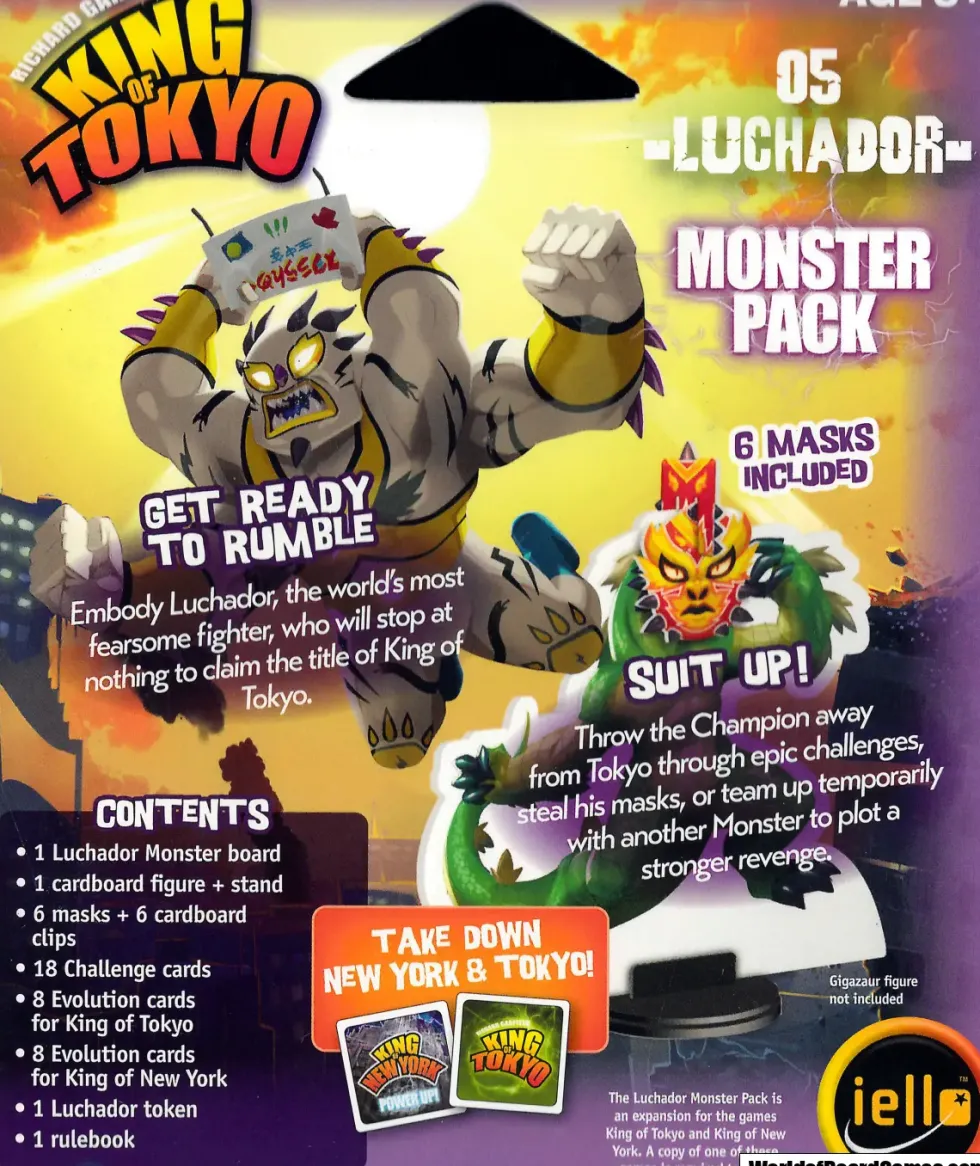 King of Tokyo/New York: Monster Pack - Luchador (Exp.)