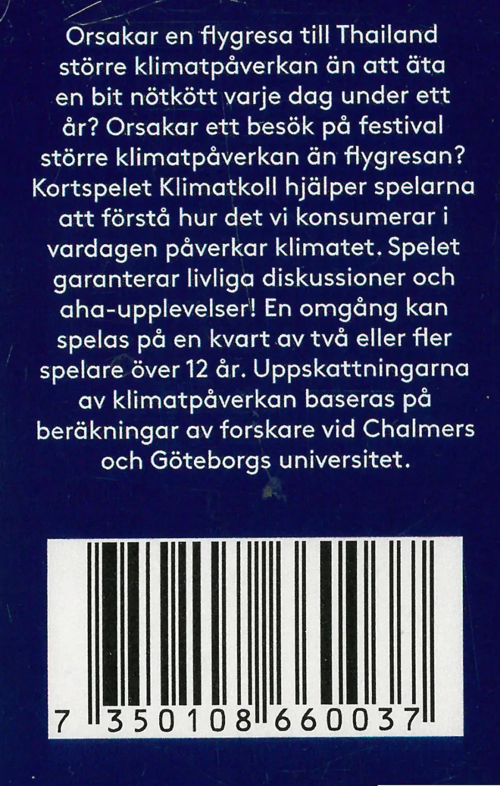 Kortspelet Klimatkoll