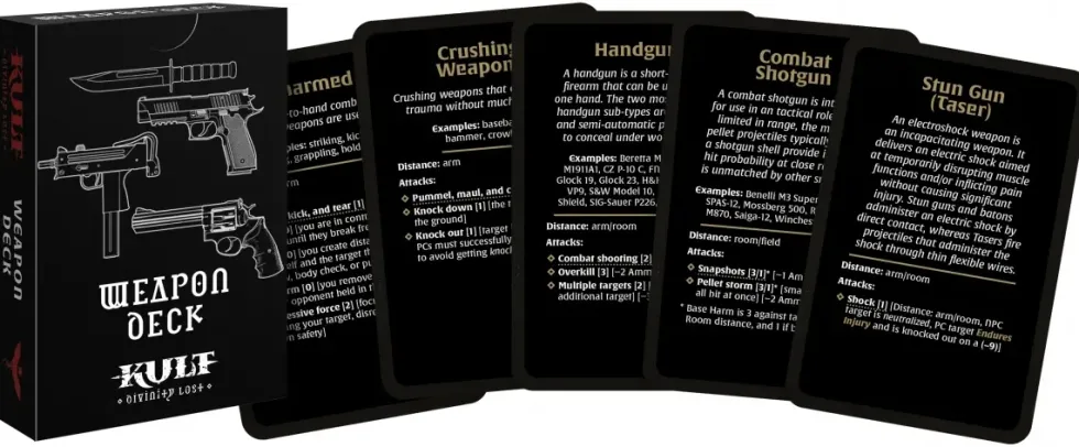 Kult: Divinity Lost - Weapon Deck