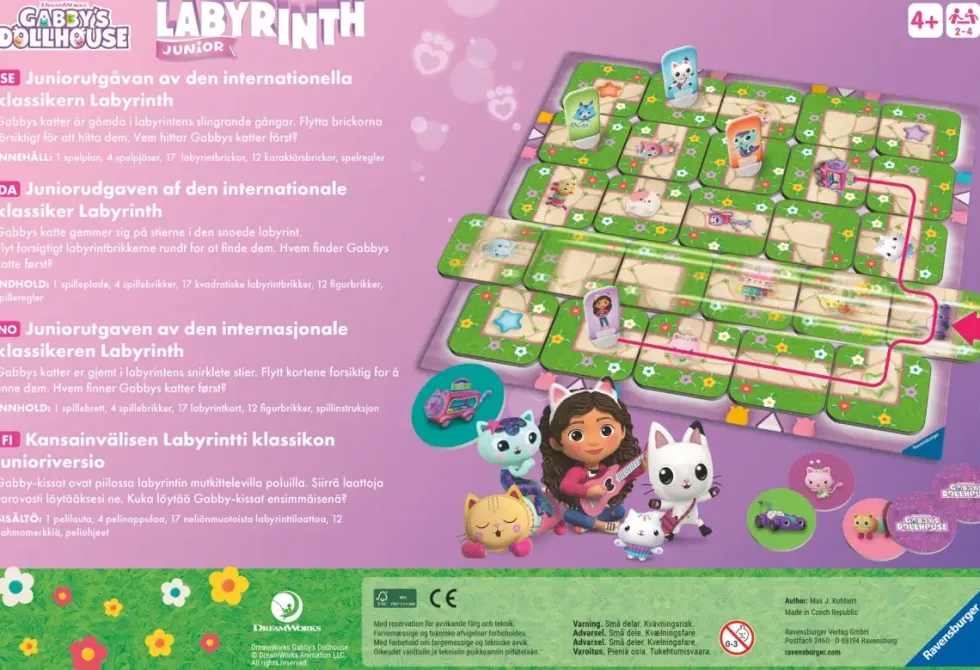Labyrinth: Junior - Gabby's Dollhouse