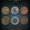 Legendary Metal Coins: Dragon Coin Set