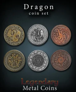 Legendary Metal Coins: Dragon Coin Set