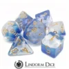 Lindorm: Sea Shanty - Off to Sea Dice Set (Blue-White/Gold)