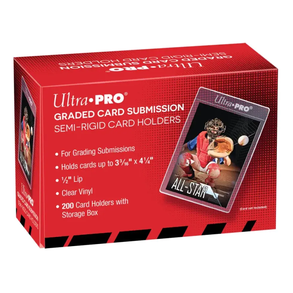 1/2" Lip Semi-Rigid Tall Card Holders (200ct)