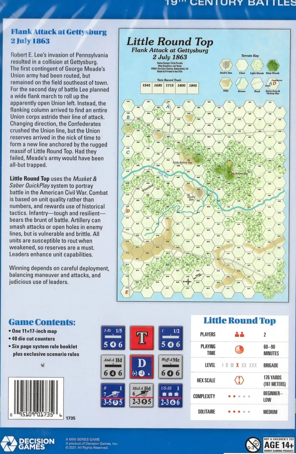 Little Round Top: Flank Attack at Gettysburg 2 July 1863