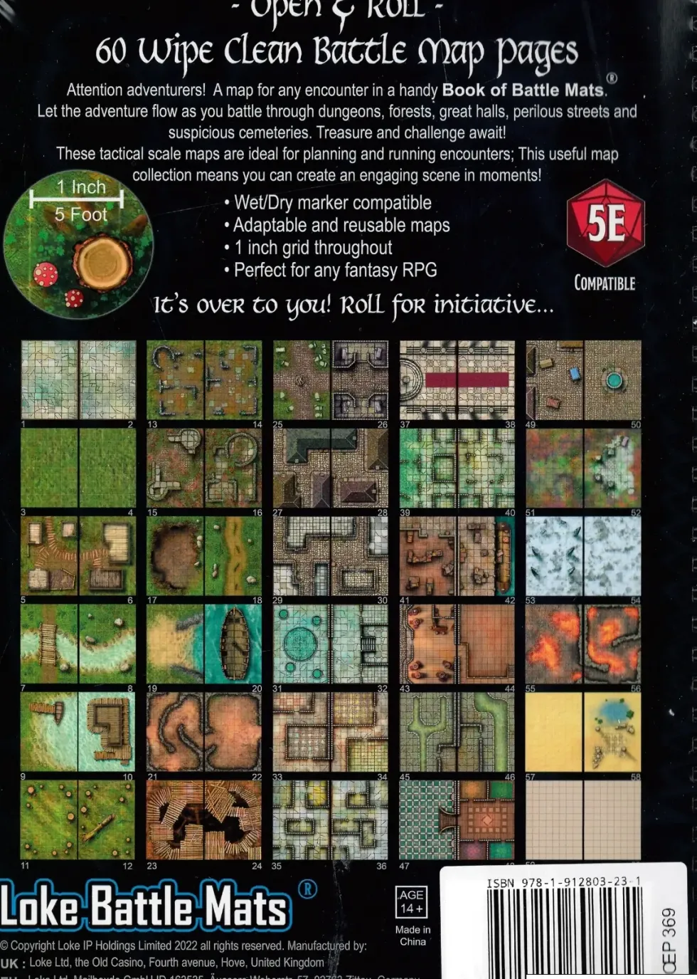 Loke Battle Mats: Revised Big Book of Battle Mats