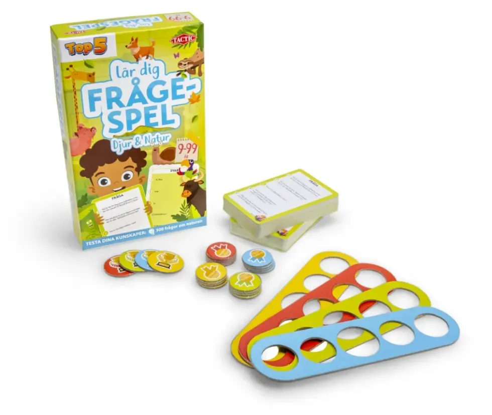 Lär dig Frågespel (Djur & Natur)
