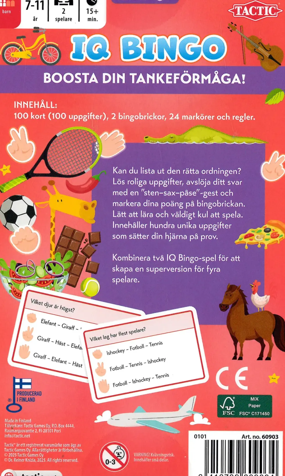 Lär Dig: Hjärnbingo