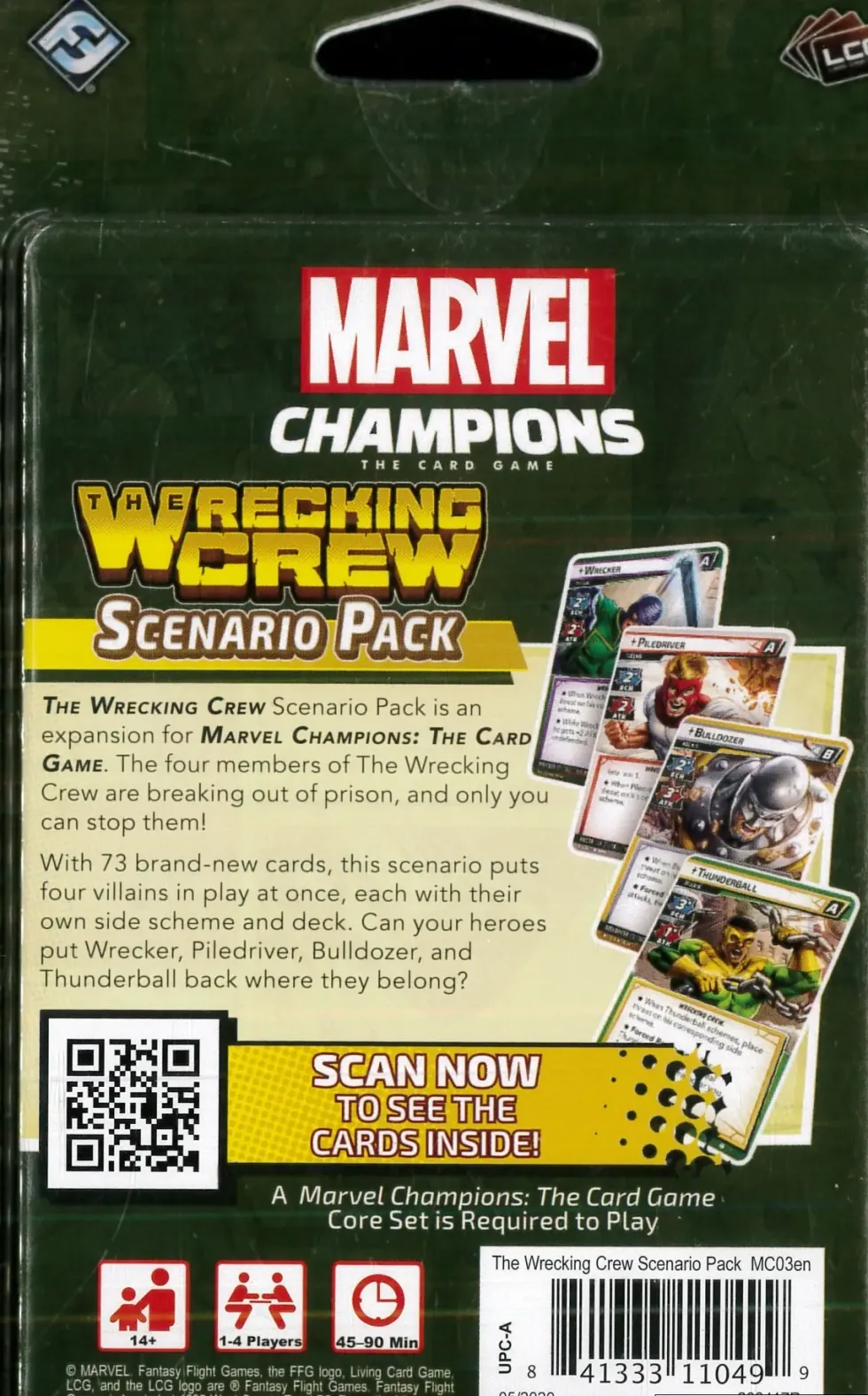 Marvel Champions: The Card Game - The Wrecking Crew Scenario Pack (Exp.)