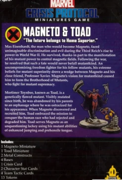 Marvel: Crisis Protocol - Magneto & Toad