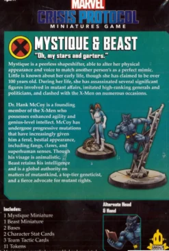 Marvel: Crisis Protocol - Mystique & Beast