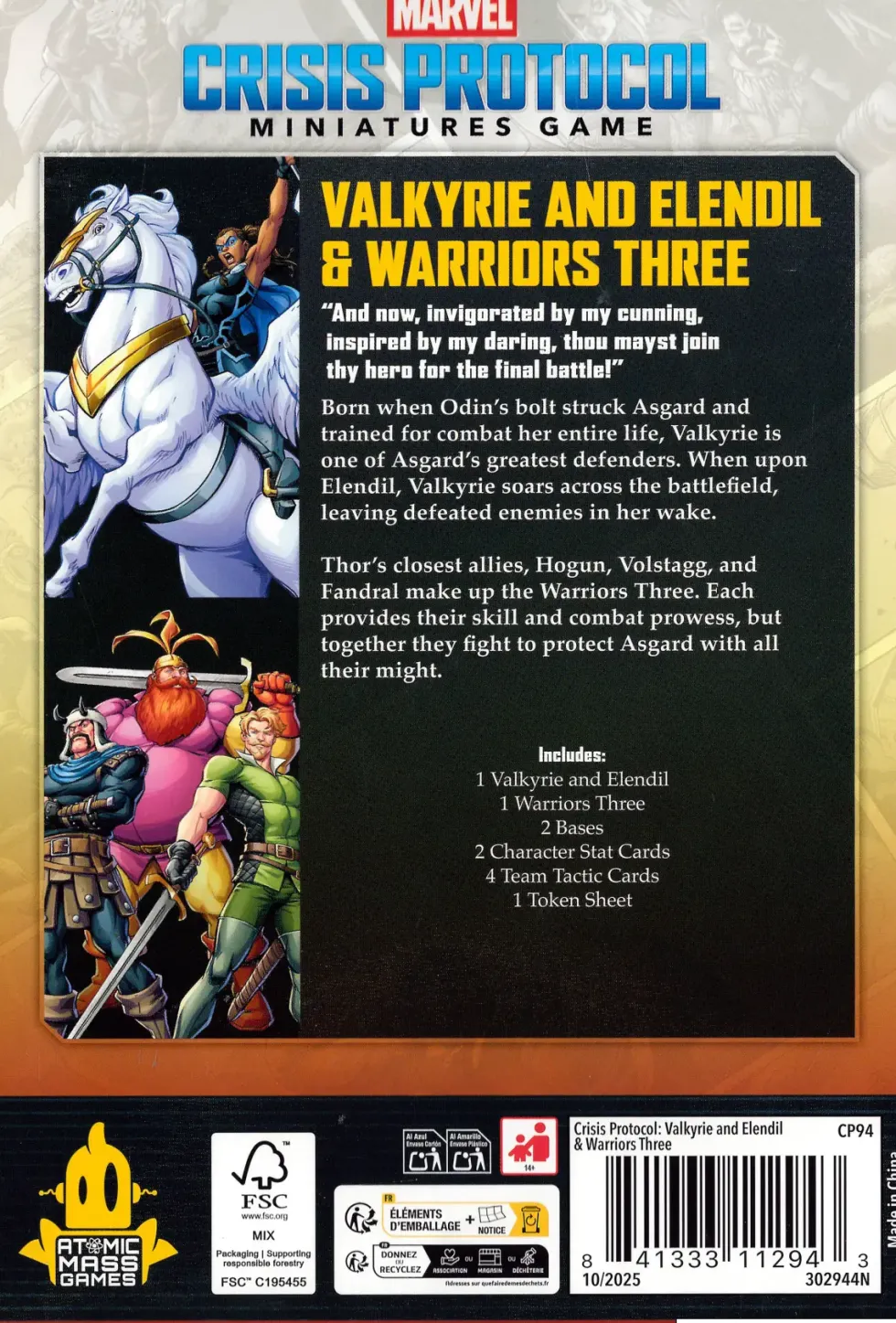 Marvel: Crisis Protocol - Valkyrie and Elendil & Warriors Three (Exp.)