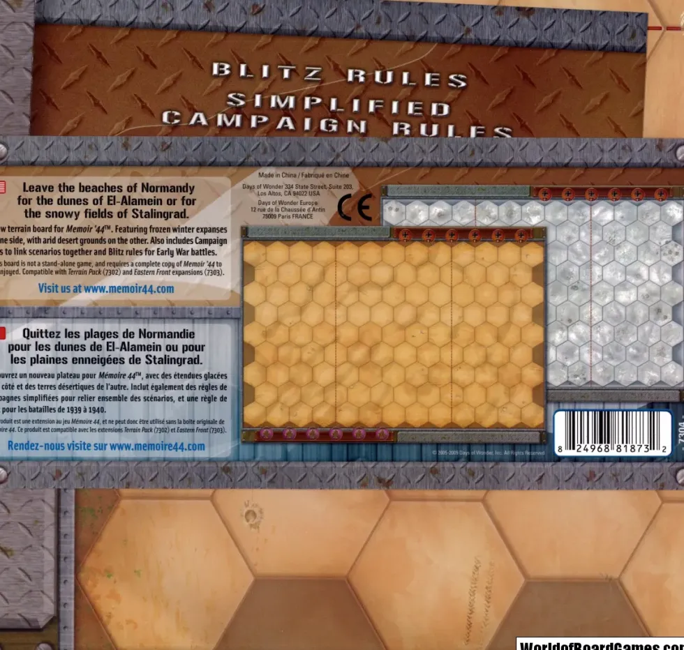 Memoir 44: Winter/Desert Board Map (Exp.)