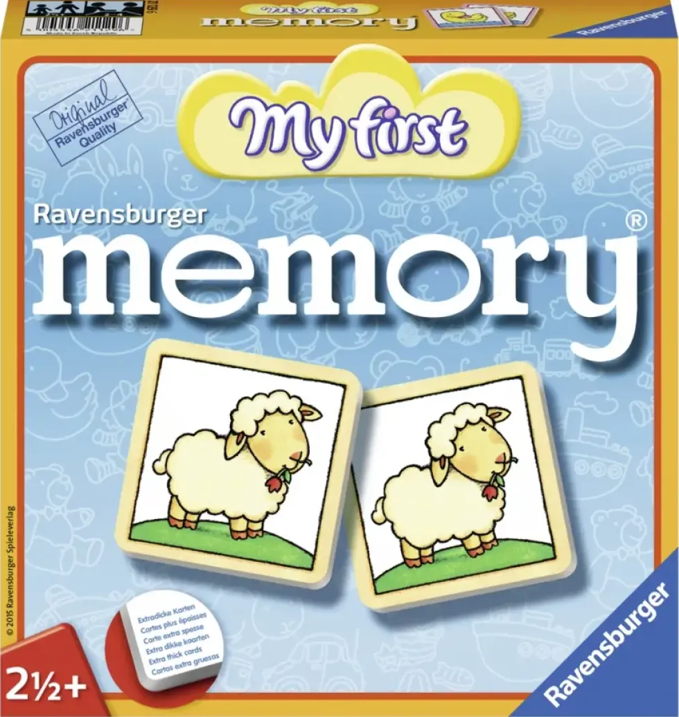 Memory: My First Memory - Djur, Leksaker & Fordon (Ravensburger)