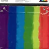 Metallic Dice Games: Velvet Watercolor Rainbow - Dice Tray