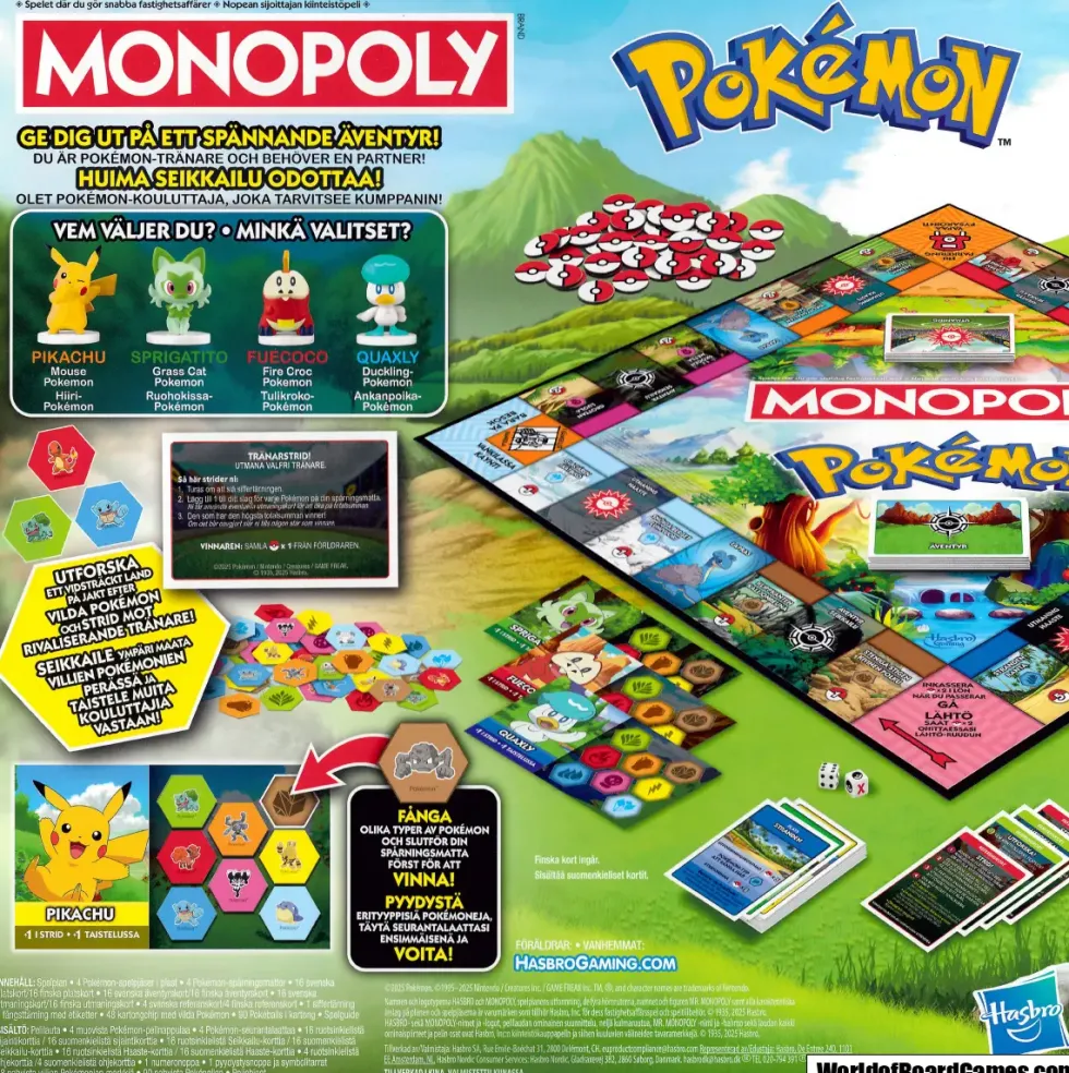 Monopoly: Pokemon Edition (SVE)