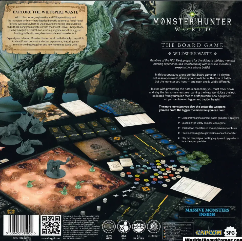 Monster Hunter World: The Board Game - Wildspire Waste Core Game