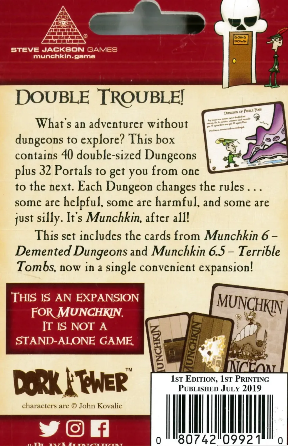 Munchkin 6 Double Dungeons (Exp.)
