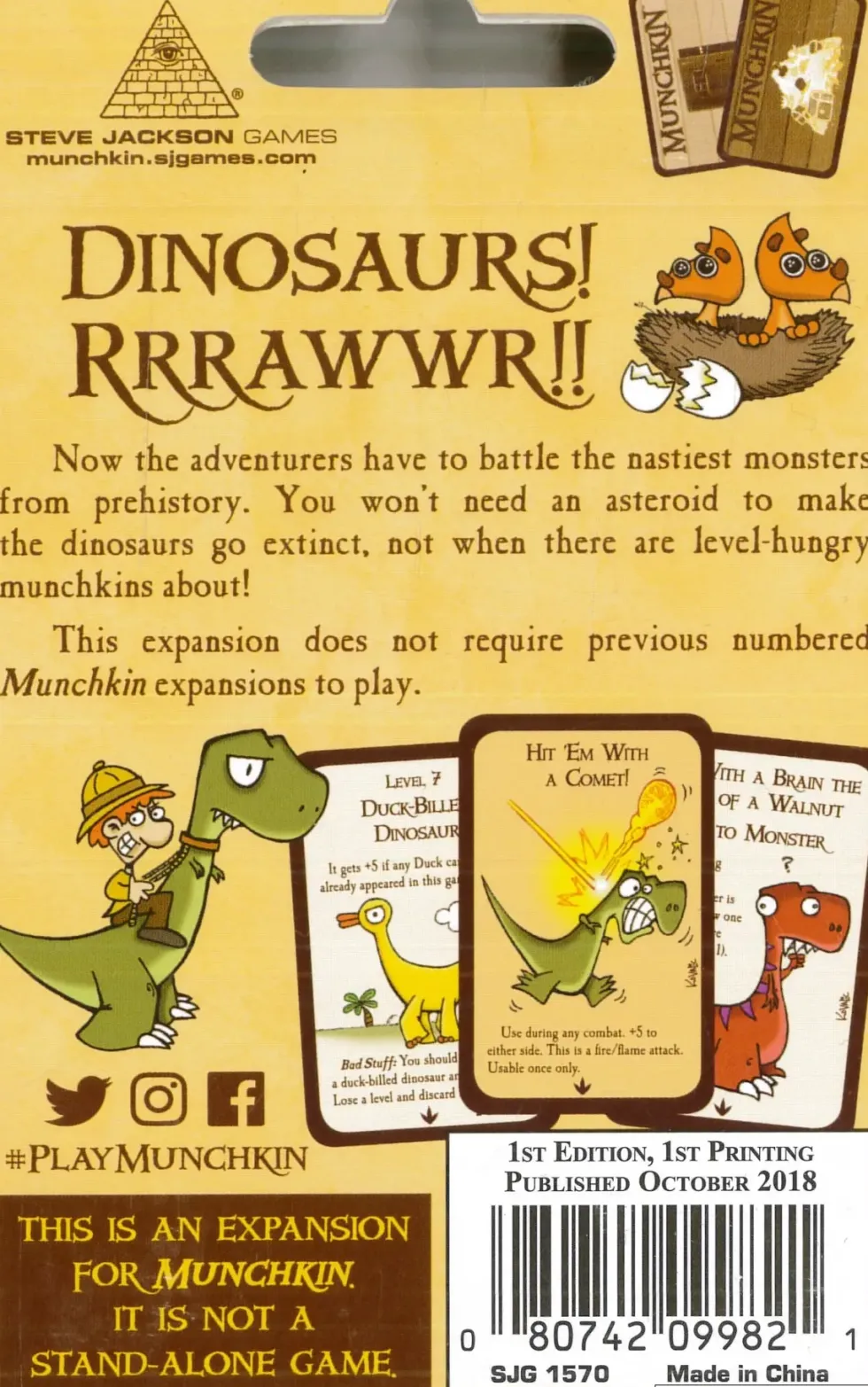 Munchkin 9: Jurassic Snark (Exp.)
