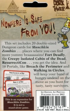Munchkin Zombies 3: Hideous Hideouts (Exp.)